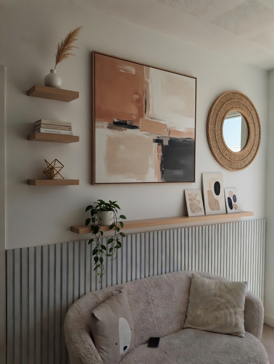 Earth & Shadow shown in a room setting