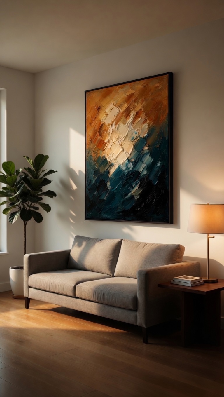 Quiet Ochre shown in a room setting