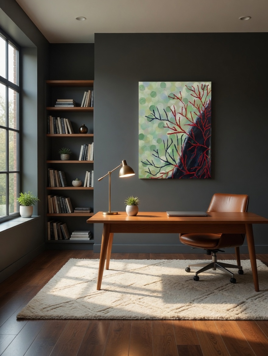 Transition shown in a room setting